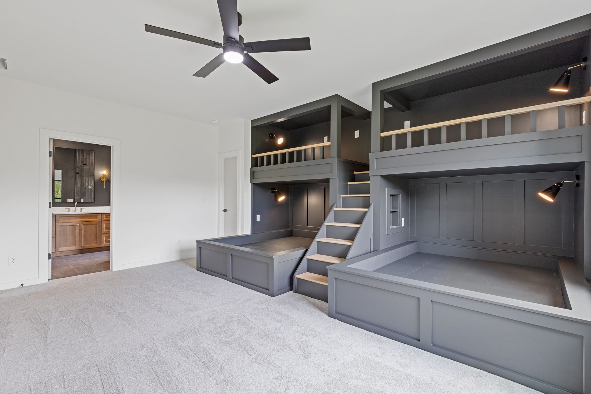 Custom bunk room full view